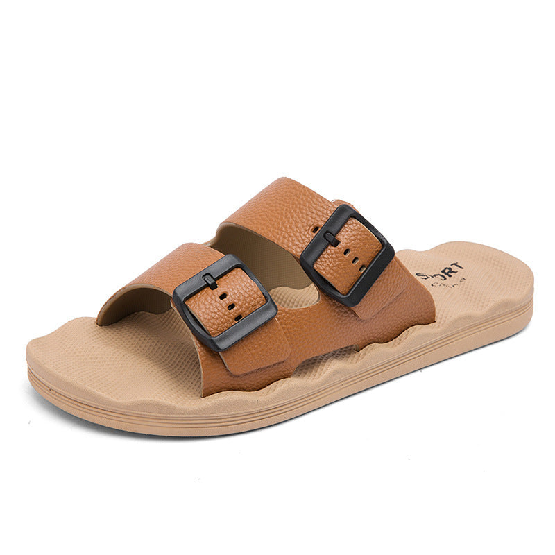 Delmar | Comfort Slides – Adjustable Dual-Strap Sandals with Ergonomic Sole TARHUS