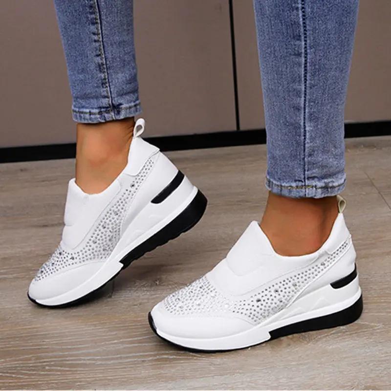 Rhinestone Orthopedic Sneakers for Women - TARHUS