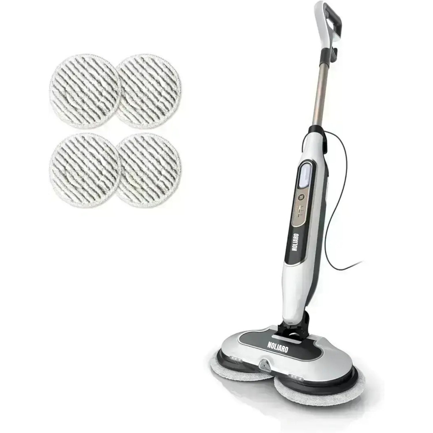 SteamJet Floor Mop | Dual-Spin Power Cleaning β Deep Shine, Effortless Glide TARHUS