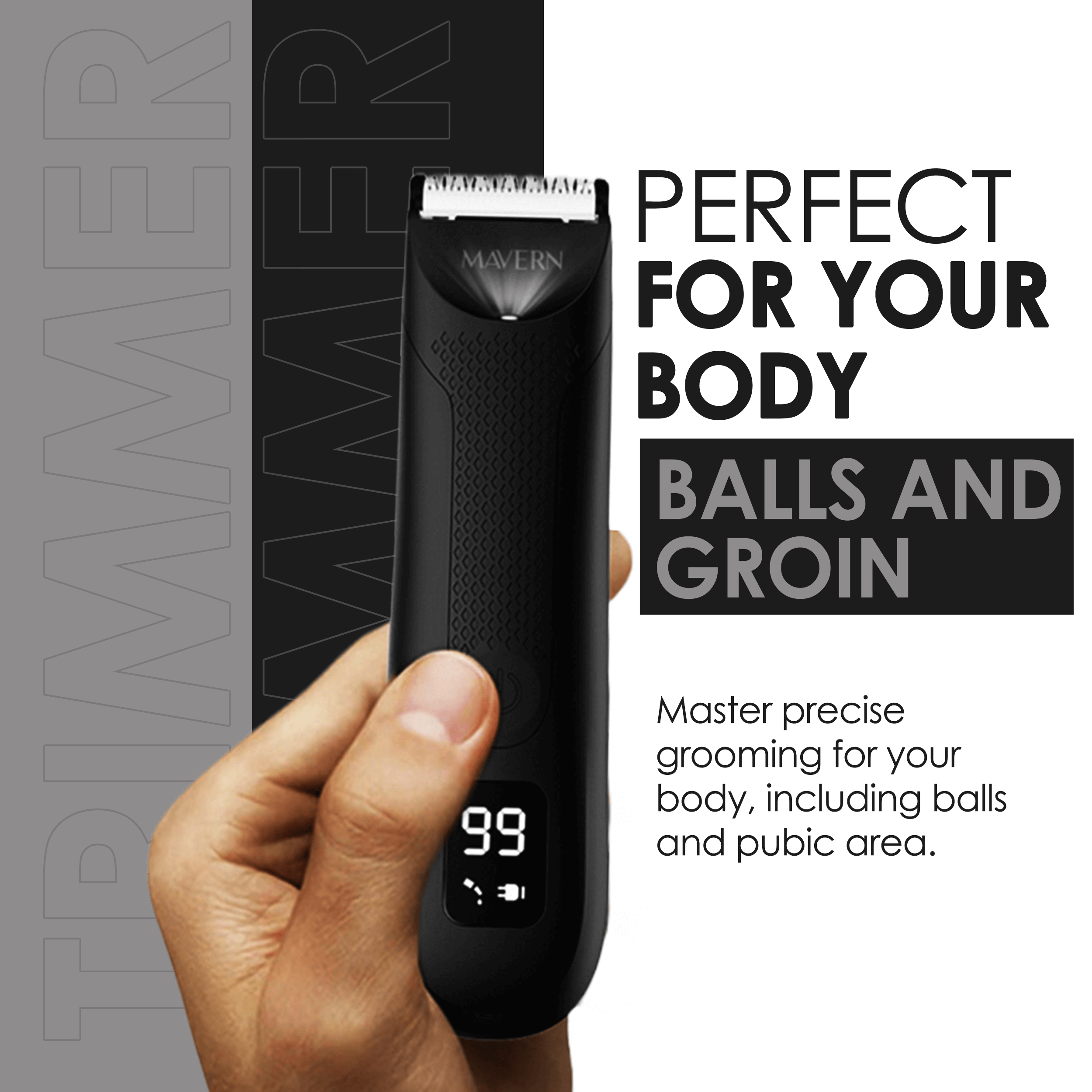 TARHUS - Balls, Groin & Body Trimmer - TARHUS