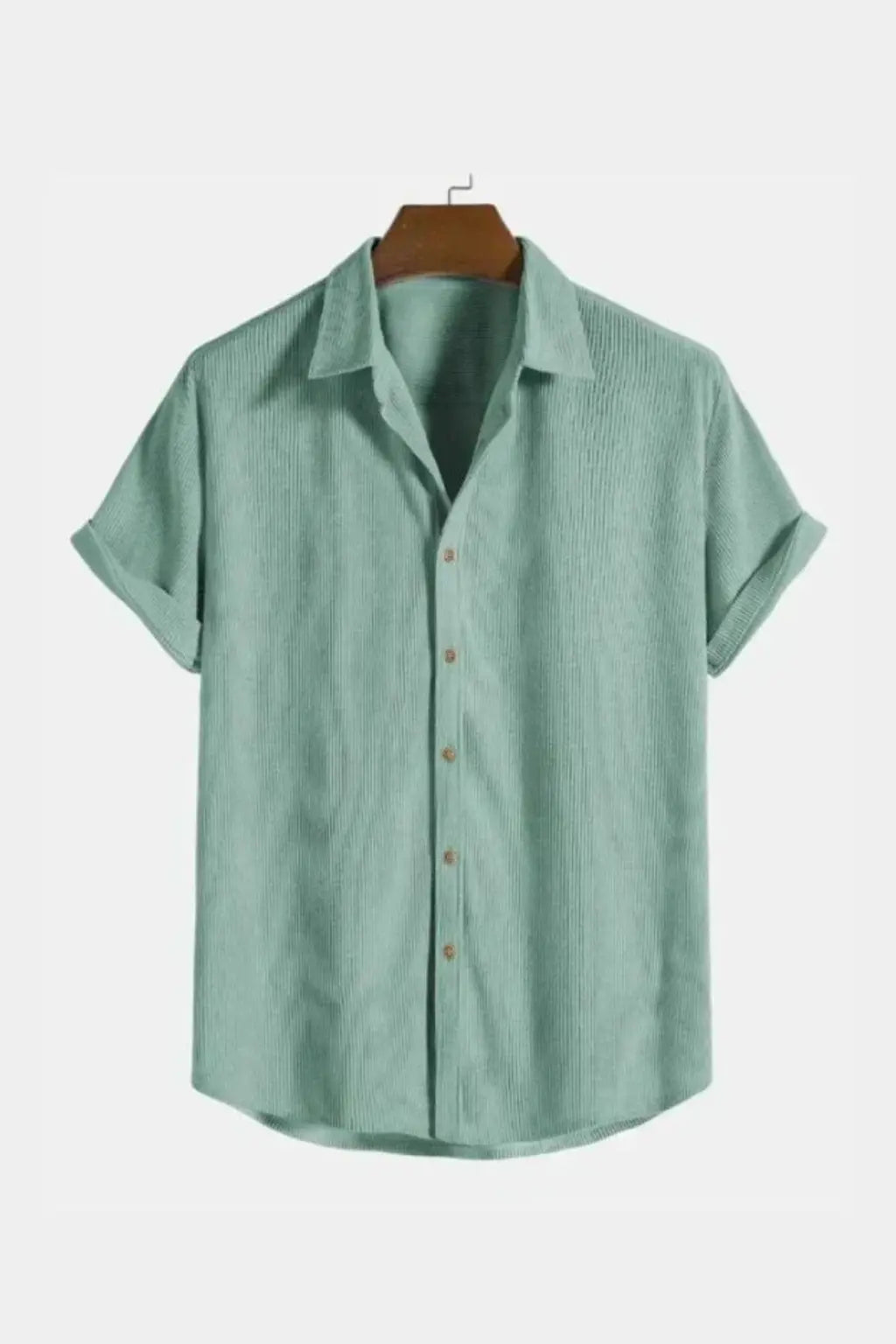 Bennett | Men Textured Short Sleeve Button Down Camp Collar Shirt TARHUS Shirts & Tops