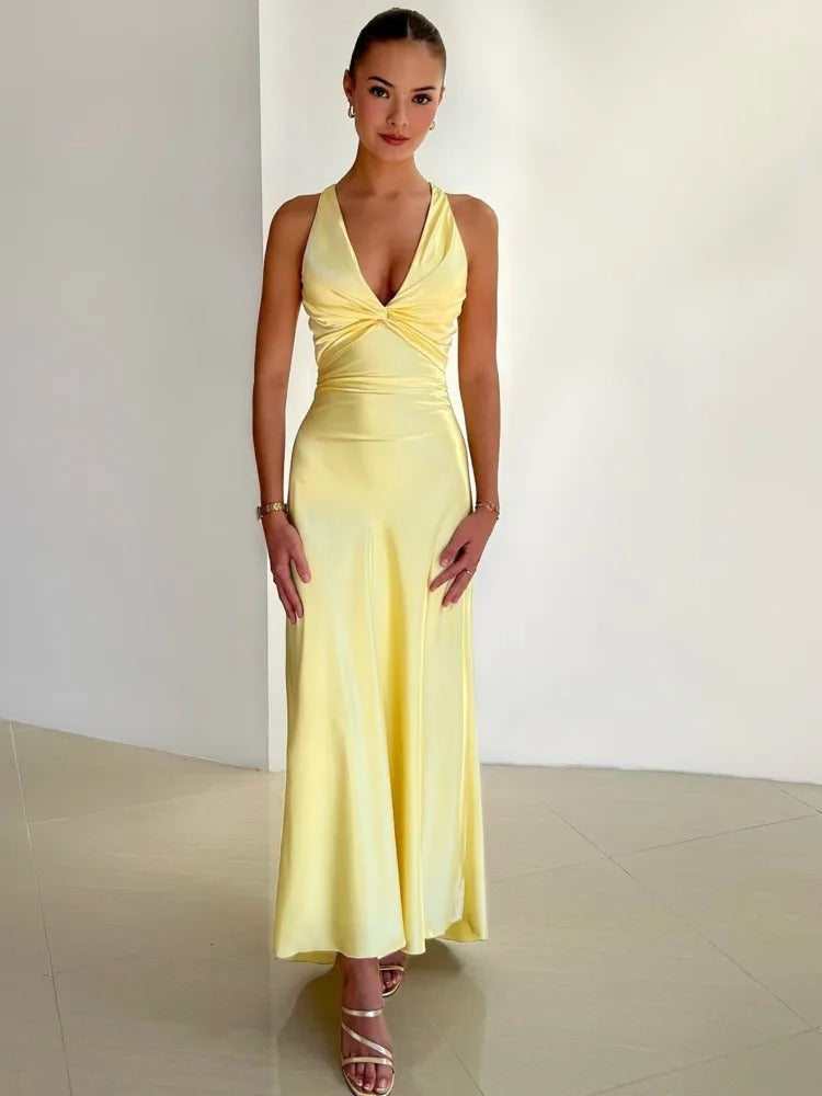 Oceane - Sleeveless Party Dress - TARHUS