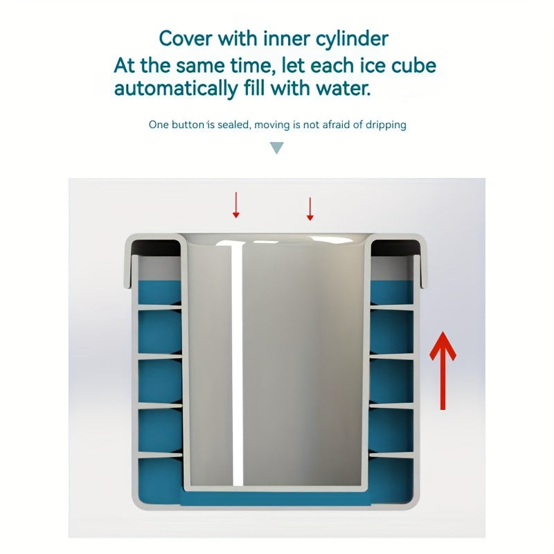 ChillMax | Easy-Release Silicone Ice Cube Mold – Makes Up to 60 Cubes TARHUS Kitchen Accessories