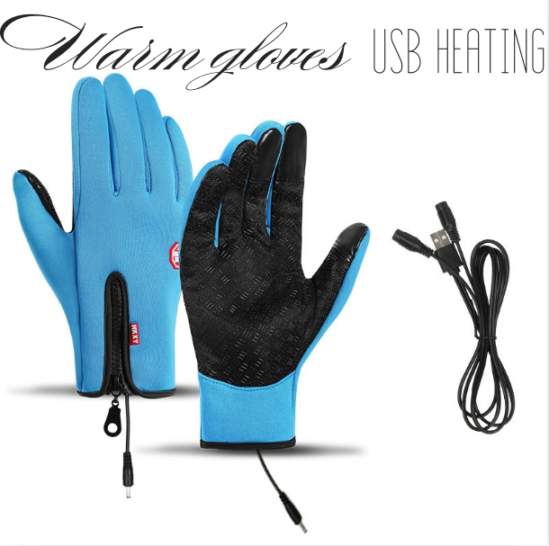 Outdoor Heated Gloves | Windproof & Waterproof – Plus Velvet Warmth TARHUS