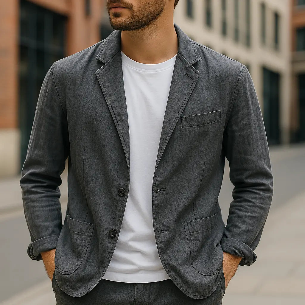 Lino - Men’s Linen Blazer - TARHUS
