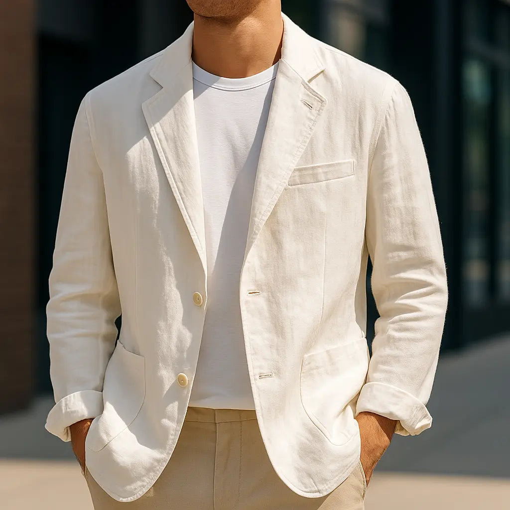 Lino - Men’s Linen Blazer - TARHUS