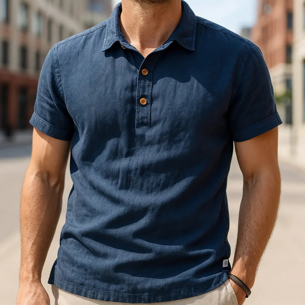 Livarno - Cotton Linen Shirt - TARHUS