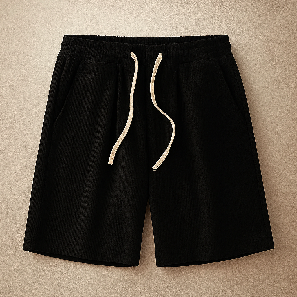 Crest | Waffle Knit Shorts – Soft Breathable Casual Lounge Shorts TARHUS Mens Clothing