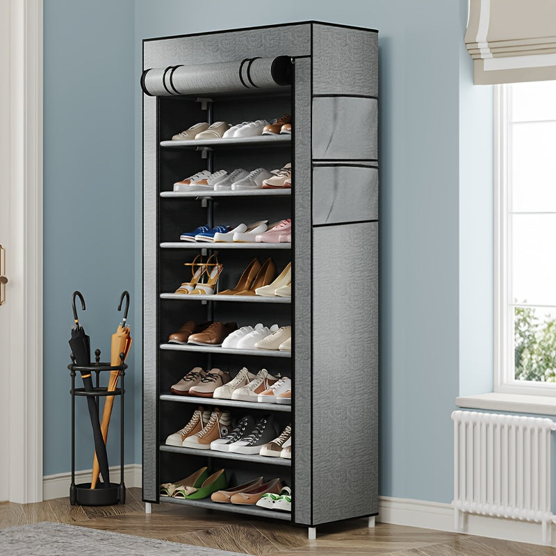 Portable Multi-Layer Shoe Organizer Rack – 6/8/10 Tier Storage - TARHUS