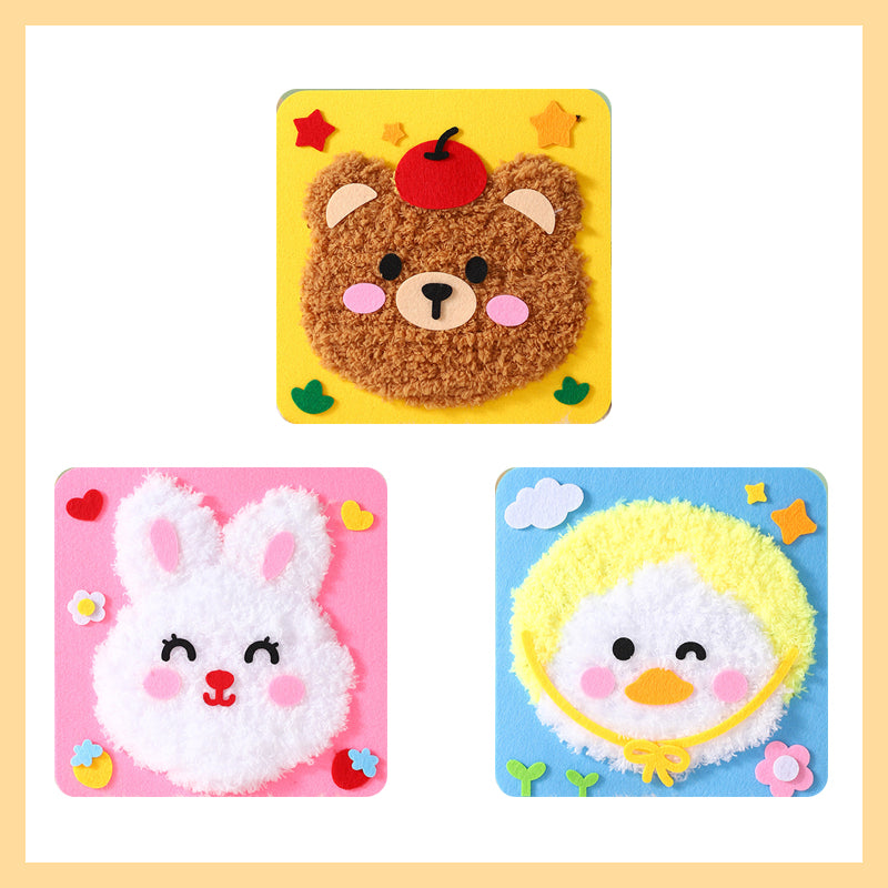 StitchJoy | DIY Embroidery Doll Set – Kids Craft Kit with Safe Tools & Colorful Yarn TARHUS Children's Toys