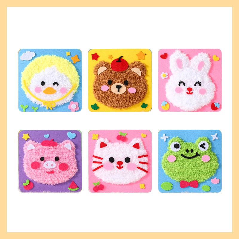 StitchJoy | DIY Embroidery Doll Set – Kids Craft Kit with Safe Tools & Colorful Yarn TARHUS Children's Toys