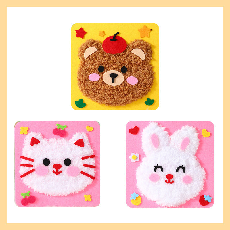 StitchJoy | DIY Embroidery Doll Set – Kids Craft Kit with Safe Tools & Colorful Yarn TARHUS Children's Toys