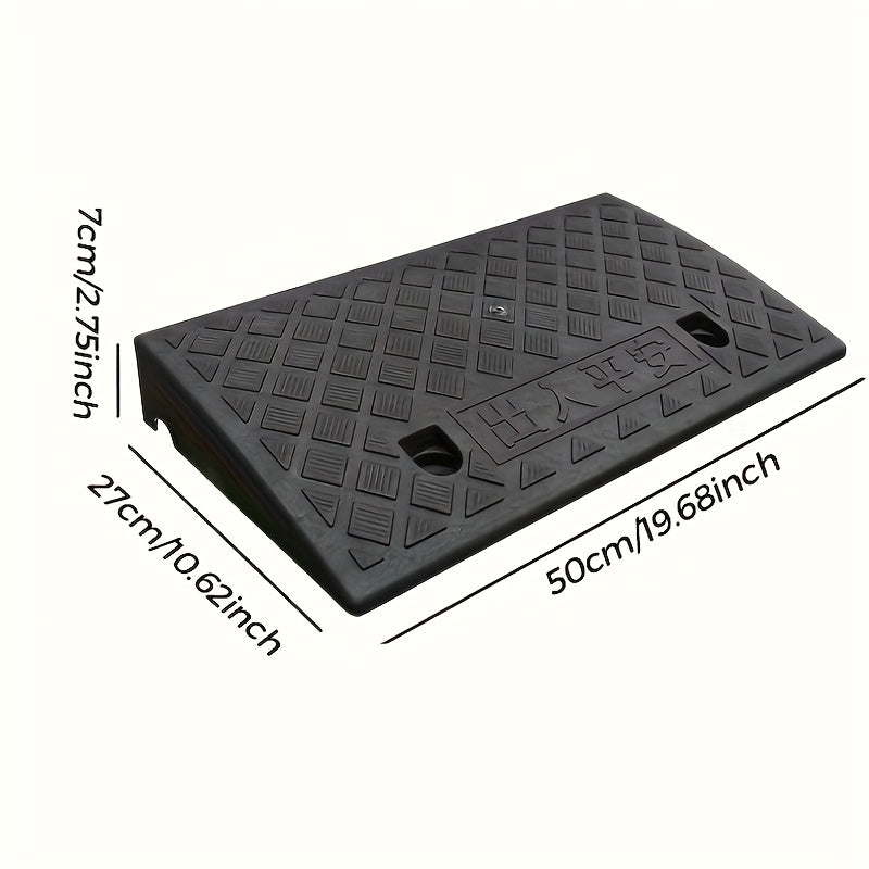 Portable Threshold Ramp for Wheelchairs, Pets & Cars - Non-Slip Rubber Entry Ramp for Steps, Doors & Walkways TARHUS