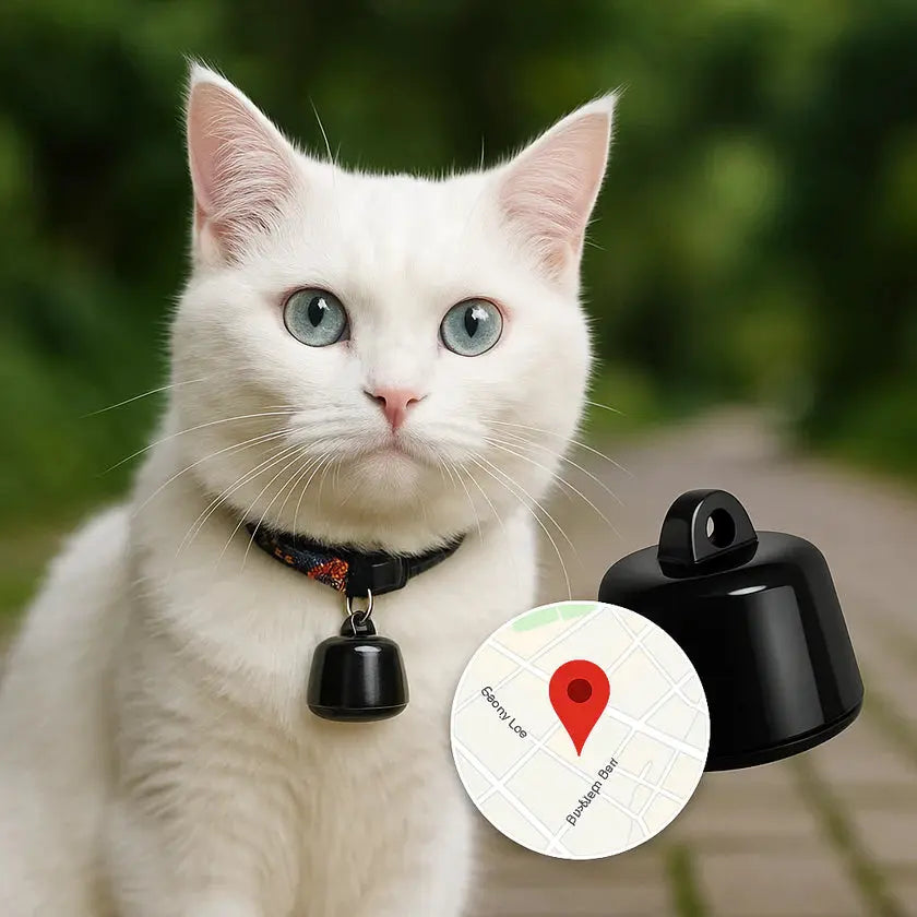 SmartPet Mini Bluetooth Tracker – Compact Pet Locator for Cats, Dogs & Small Pets | iOS & Android Compatible - TARHUS