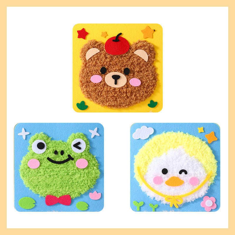 StitchJoy | DIY Embroidery Doll Set – Kids Craft Kit with Safe Tools & Colorful Yarn TARHUS Children's Toys