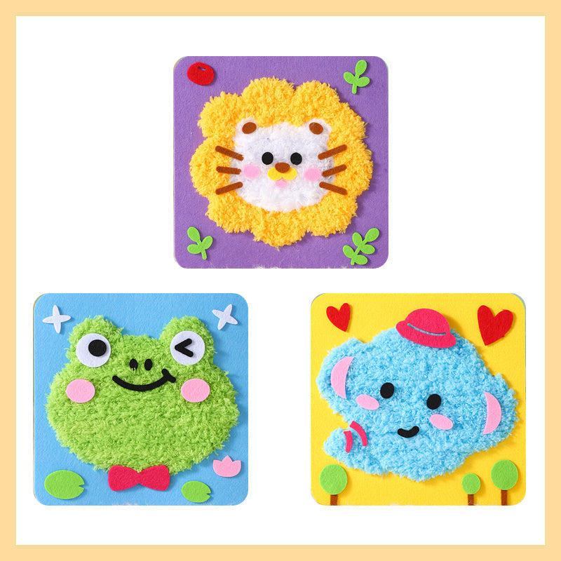 StitchJoy | DIY Embroidery Doll Set – Kids Craft Kit with Safe Tools & Colorful Yarn TARHUS Children's Toys