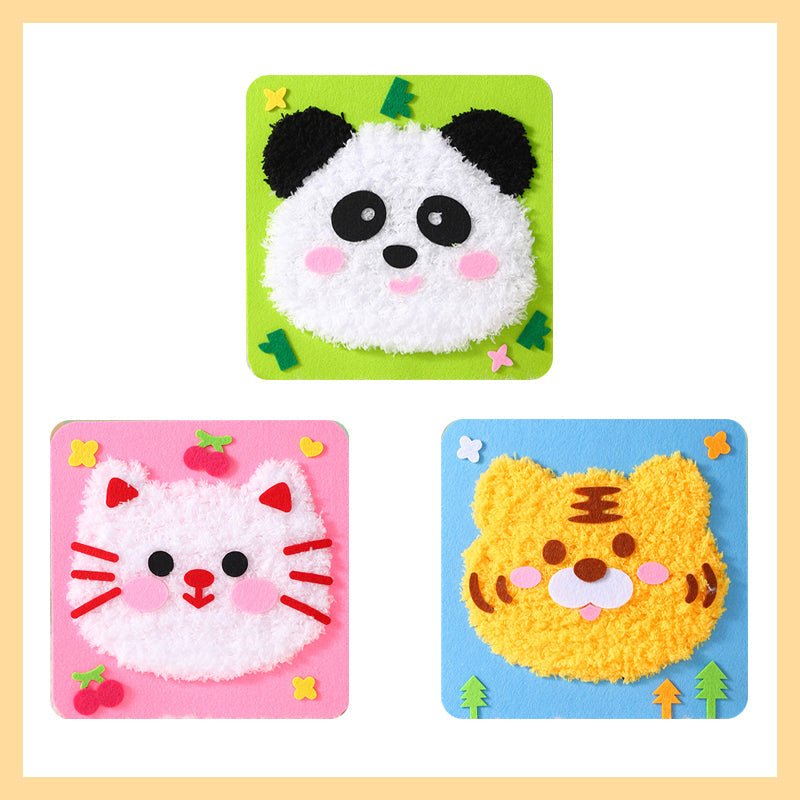 StitchJoy | DIY Embroidery Doll Set – Kids Craft Kit with Safe Tools & Colorful Yarn TARHUS Children's Toys