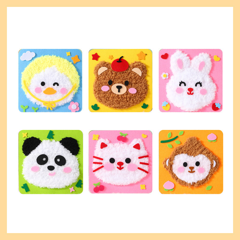 StitchJoy | DIY Embroidery Doll Set – Kids Craft Kit with Safe Tools & Colorful Yarn TARHUS Children's Toys