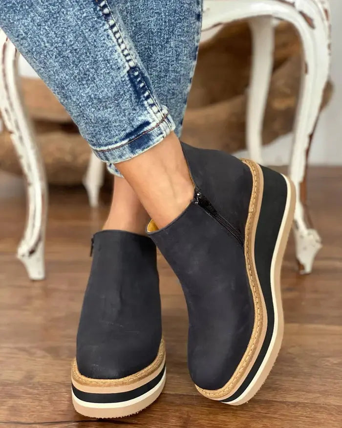 ANN | Stylish Wedge Boots for Your Style - TARHUS
