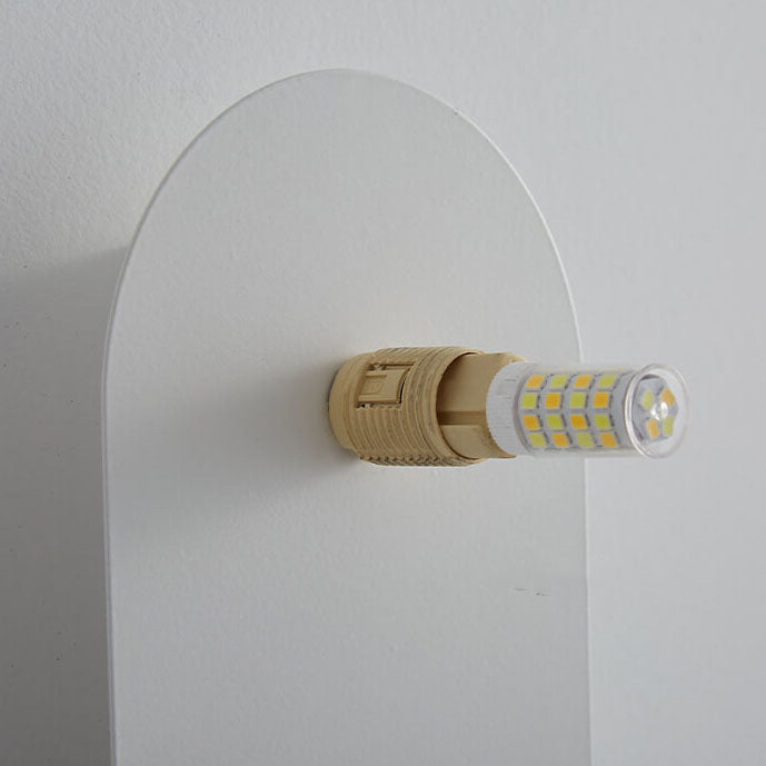 Nordic Minimalist Glass Ring Base 1-Light Wall Sconce Lamp - TARHUS