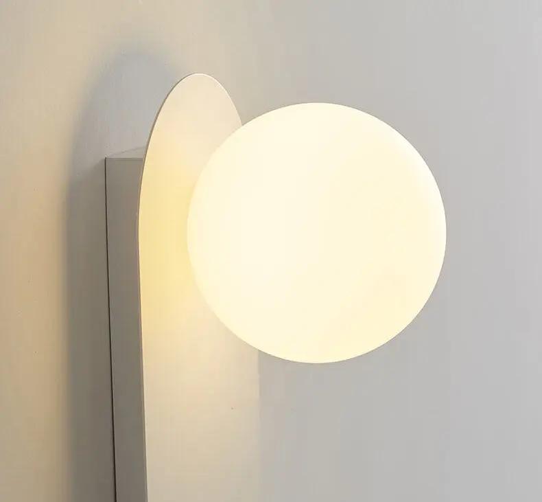 Nordic Minimalist Glass Ring Base 1-Light Wall Sconce Lamp - TARHUS