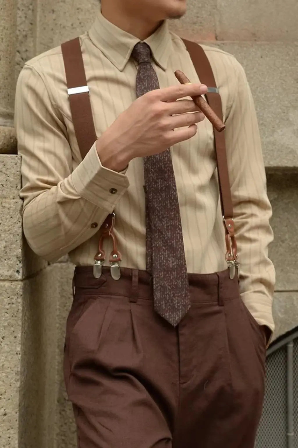 Rupert | Men Striped Long Sleeve Button Down Formal Shirt TARHUS Shirts & Tops