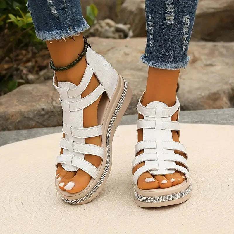 Capri | Orthopedic Gladiator Sandals – Comfortable Summer Sandals with Arch Support TARHUS