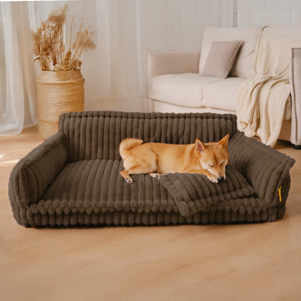 Large Washable Fluffy Orthopedic Soft Dog Pillow Dog Sofa Bed-Snoozy Dream - TARHUS