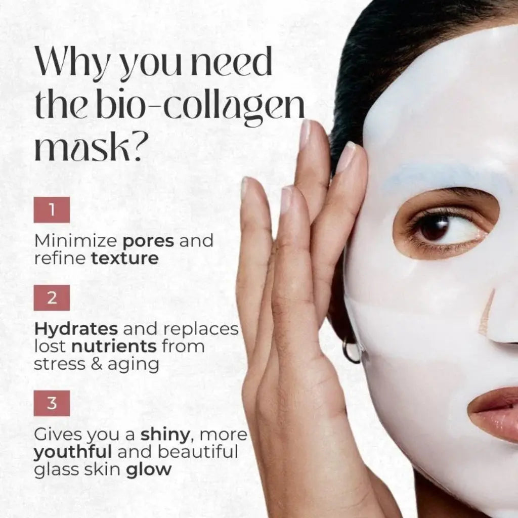 Bio Collagen Face Mask – Hydrating Sheet Mask TARHUS Beauty