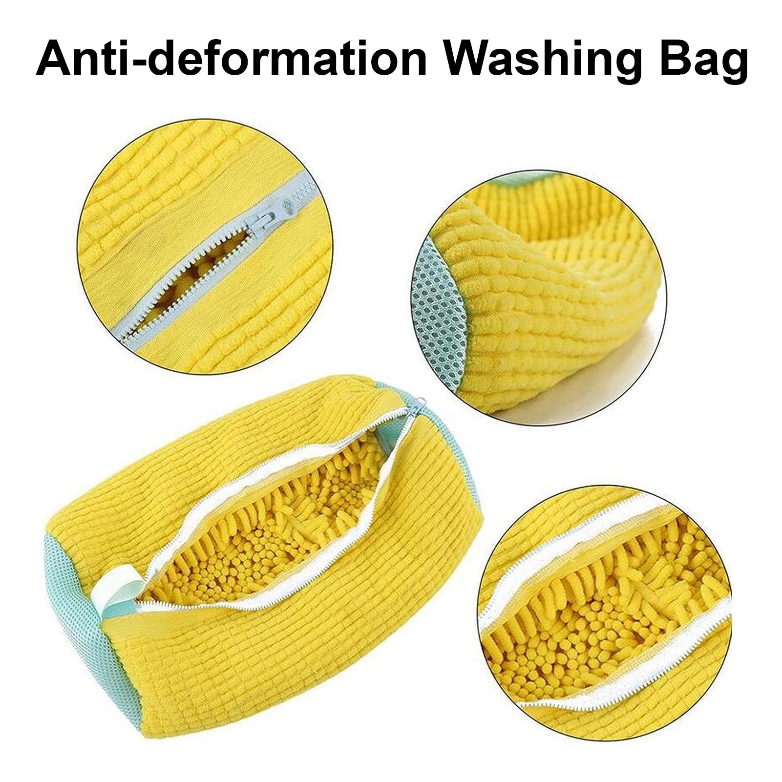 Zippered Shoe Laundry Bag – Reusable Mesh Washing Machine Bag for Sneakers, Trainers & All Shoe Types - TARHUS