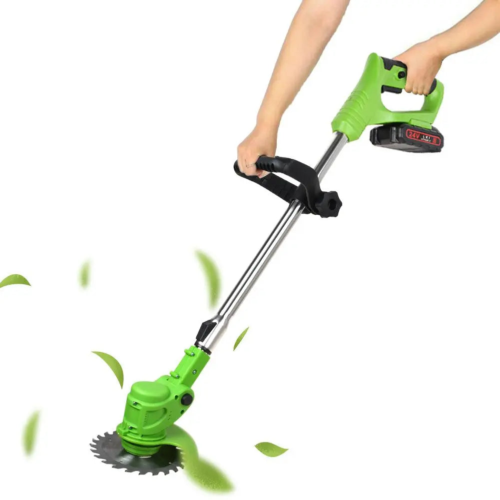 Cordless Electric Weed Eater – Powerful Battery-Powered Grass Trimmer with Adjustable Shaft & Lightweight Design - TARHUS