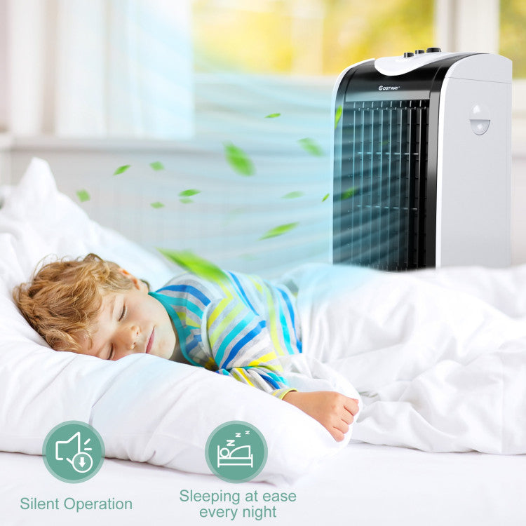 BreezeMax | Compact Evaporative Cooler – 3-in-1 Air Cooling with Filter & 4L Tank