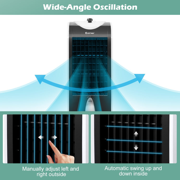 BreezeMax | Compact Evaporative Cooler – 3-in-1 Air Cooling with Filter & 4L Tank TARHUS Air Cooler