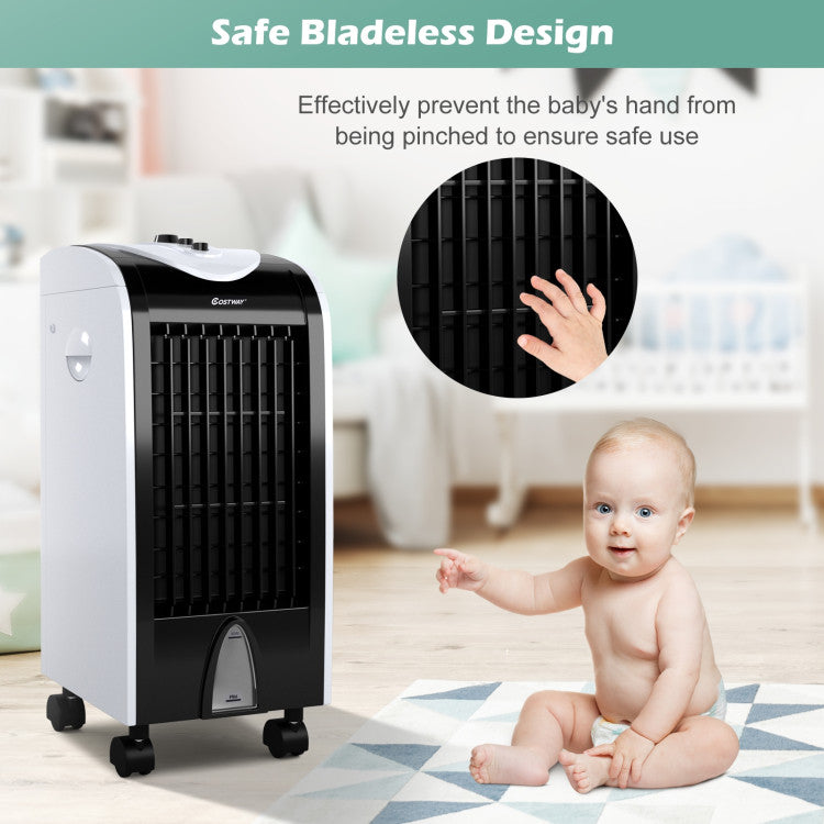 BreezeMax | Compact Evaporative Cooler – 3-in-1 Air Cooling with Filter & 4L Tank