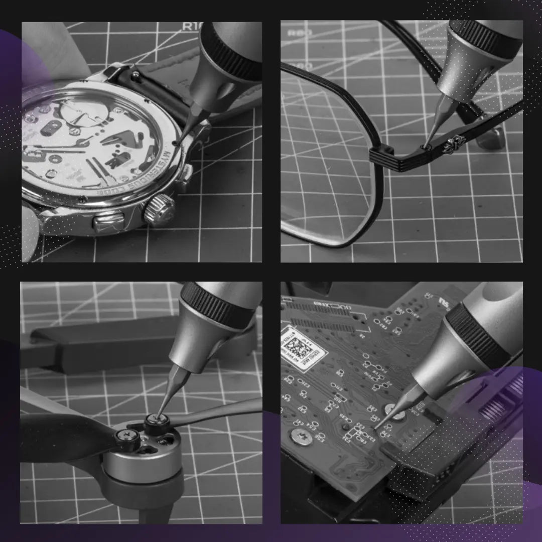 Multifunctional Electric Screwdriver Set`- Rechargeable Mini Repair Tool Kit - TARHUS