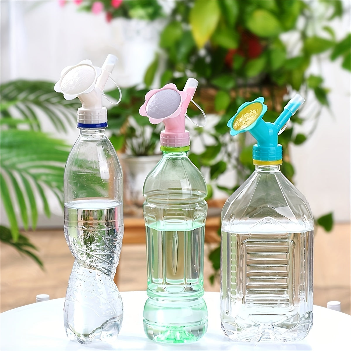 10pcs Dual-Use Watering Bottle Nozzle – Fits Standard Soda Bottles, Versatile Spray Head for Plant Care TARHUS