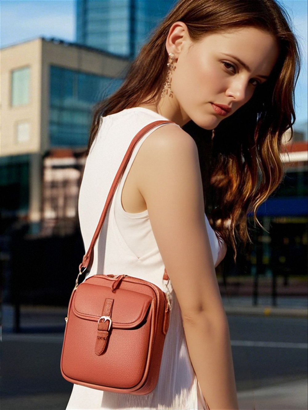 Crossbody Leather Bag - TARHUS