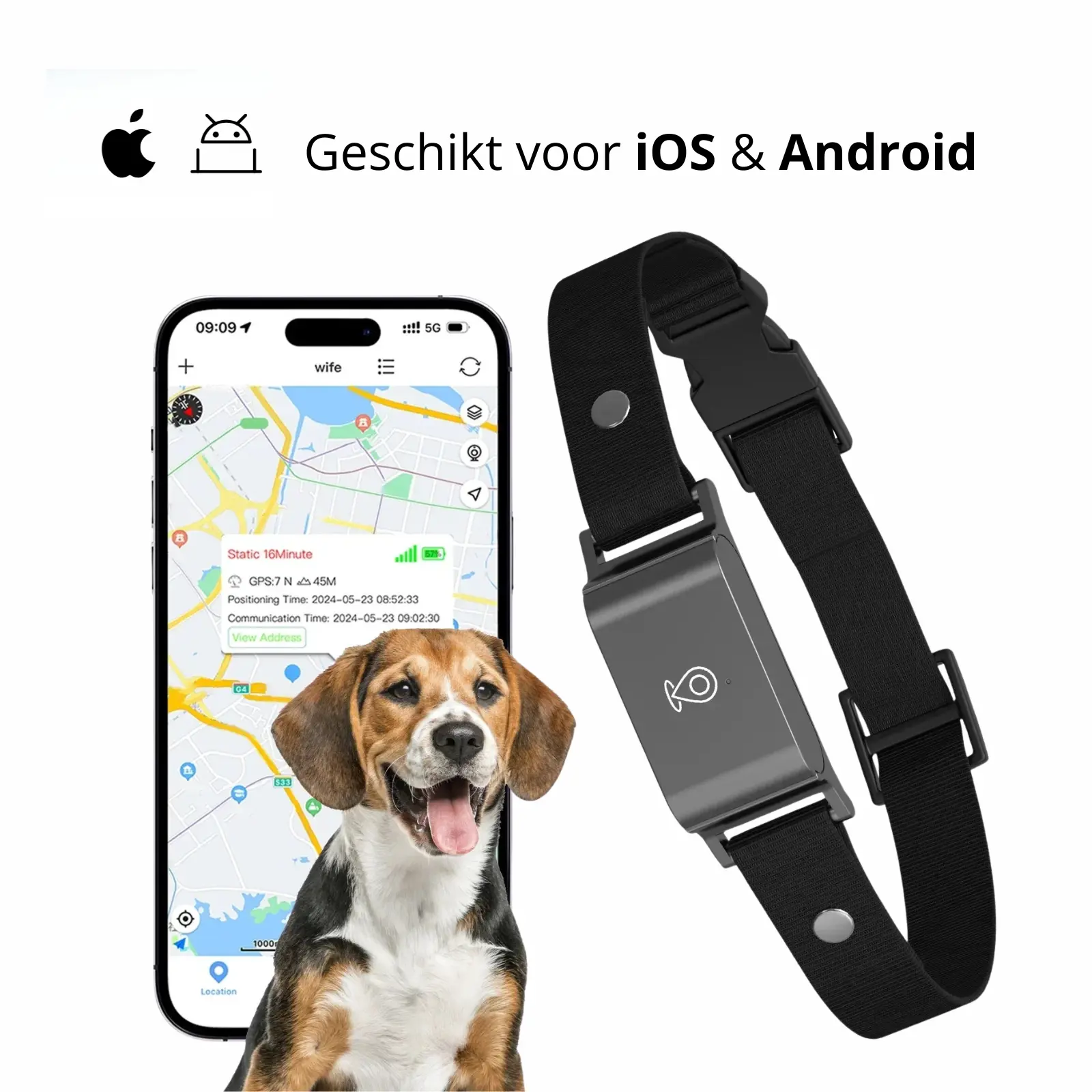 4G GPS Pet Tracker Collar – Waterproof Smart Locator for Cats & Dogs | Realtime Tracking with Free App (iOS & Android) - TARHUS