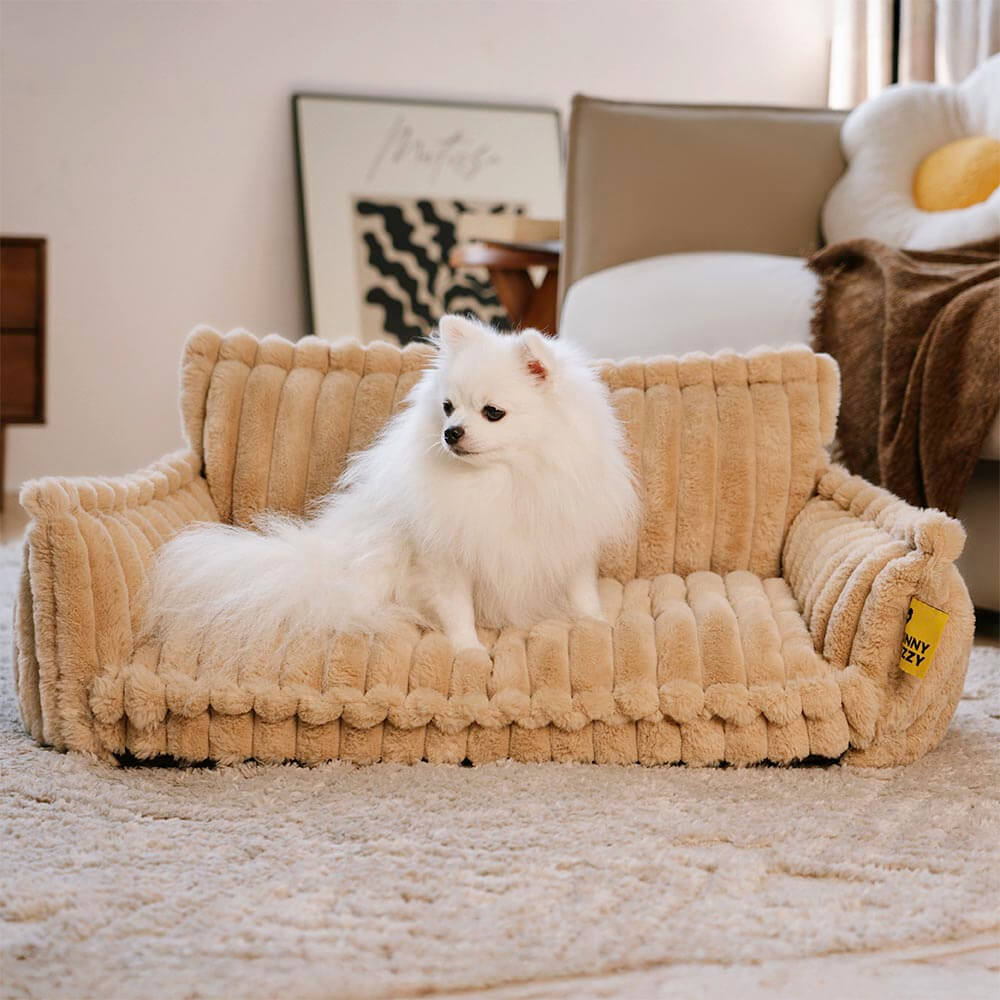 Large Washable Fluffy Orthopedic Soft Dog Pillow Dog Sofa Bed-Snoozy Dream - TARHUS