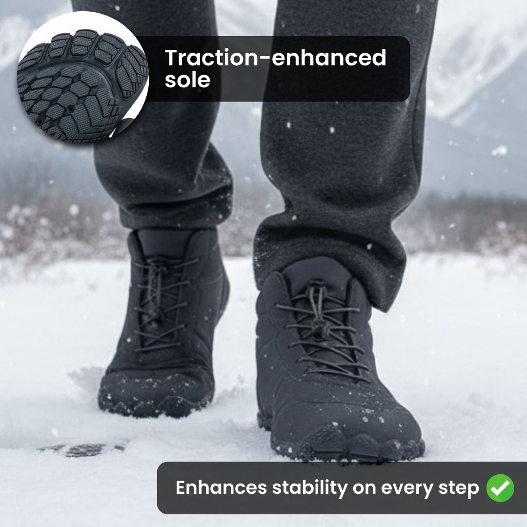 Non-Slip & Water-Resistant Winter Shoes – Wide Toe Box Comfort TARHUS