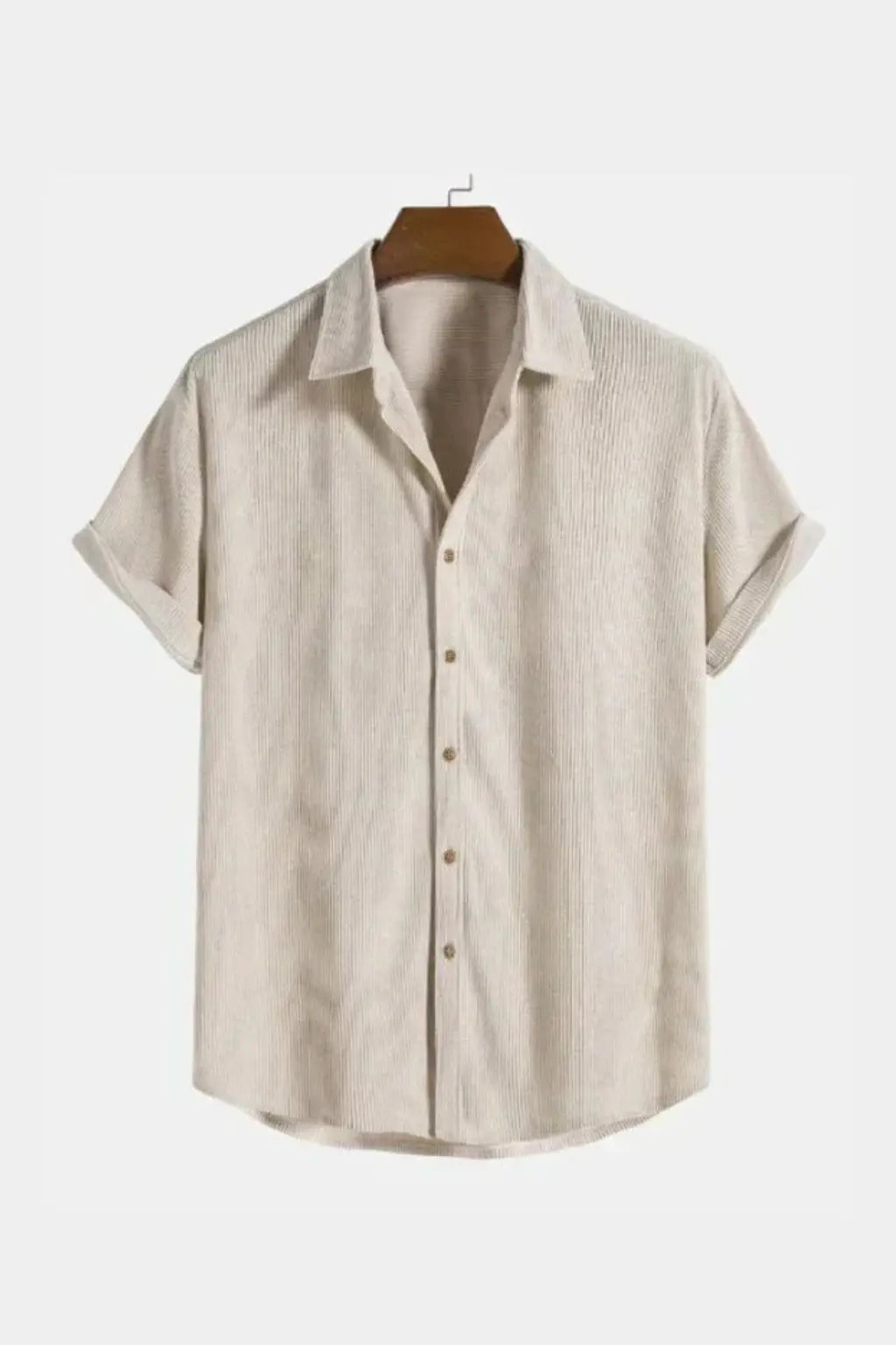 Bennett | Men Textured Short Sleeve Button Down Camp Collar Shirt TARHUS Shirts & Tops