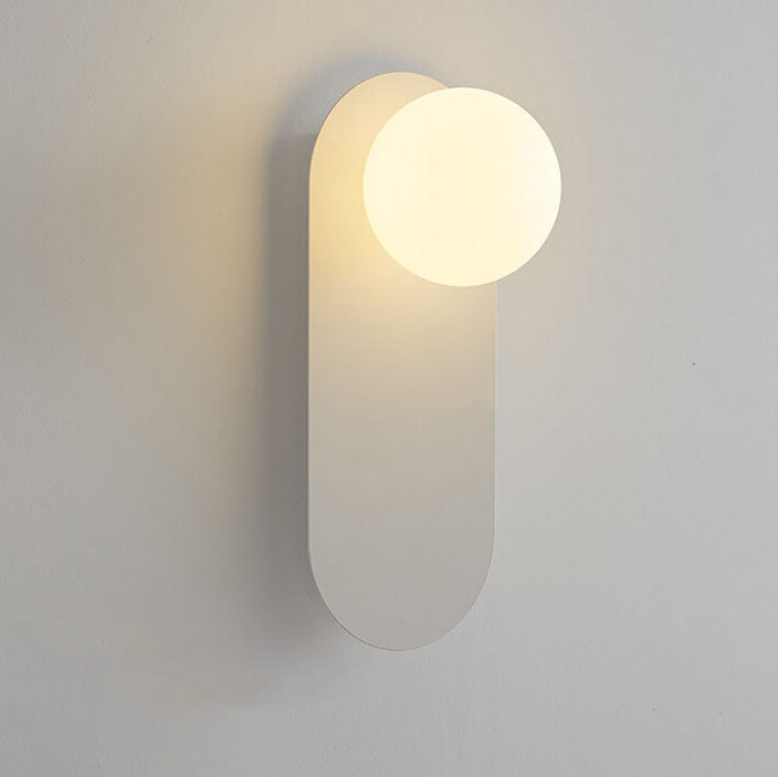 Nordic Minimalist Glass Ring Base 1-Light Wall Sconce Lamp - TARHUS