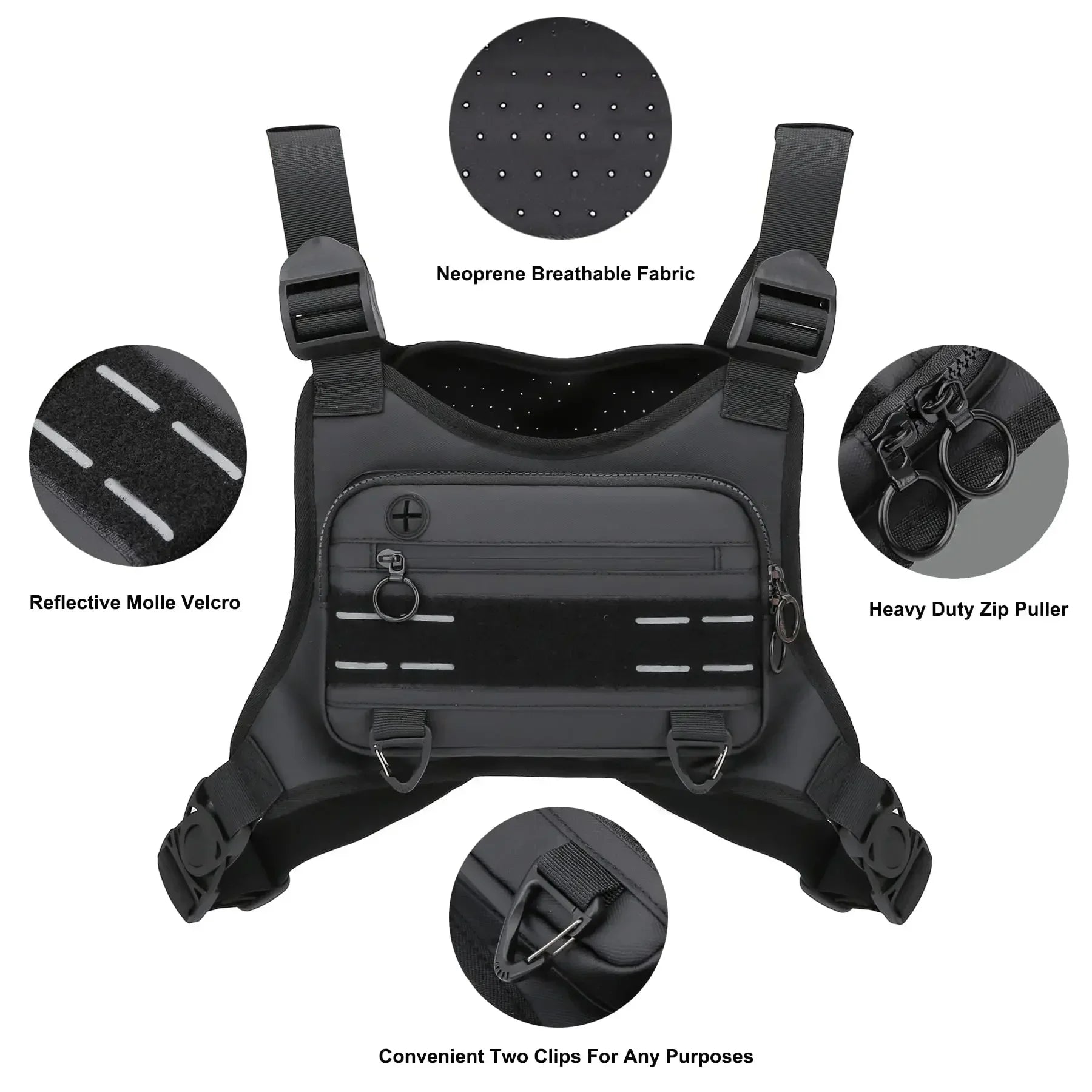 Tactical Fitness Chest Bag - TARHUS