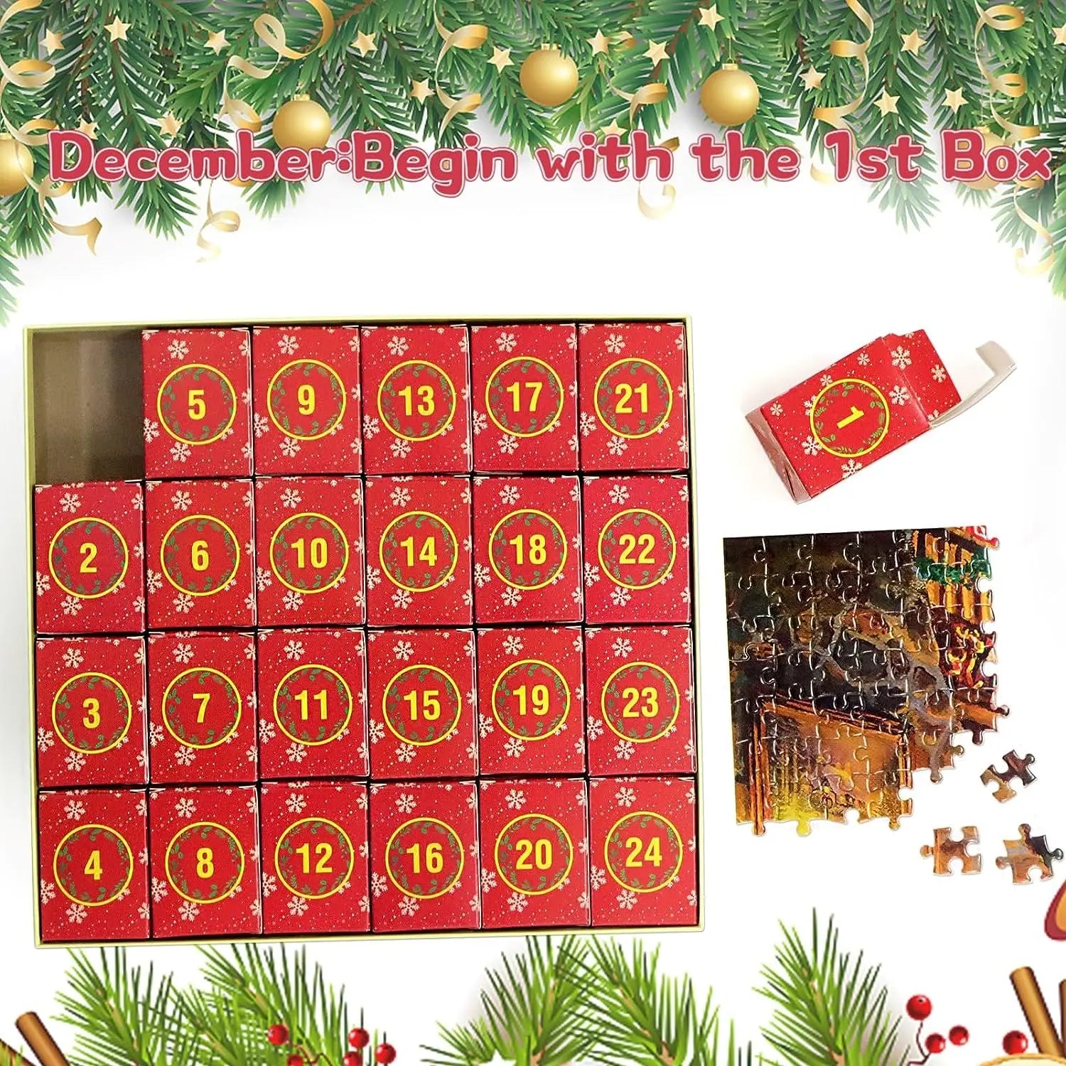 Advent Calendar Christmas Jigsaw Puzzles - TARHUS
