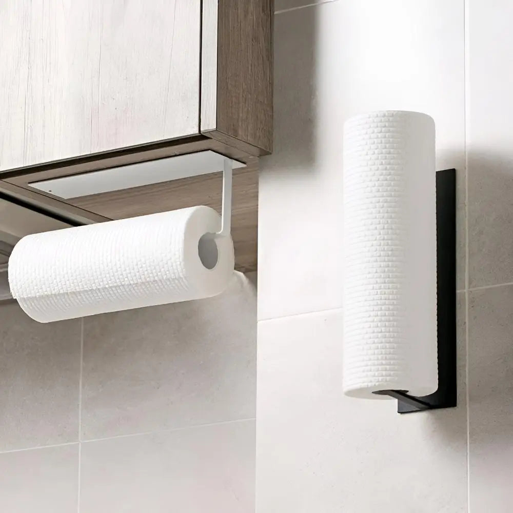 Wall-Mounted Paper Towel Holder | Space-Saving Adhesive Design TARHUS Kitchen Accessories
