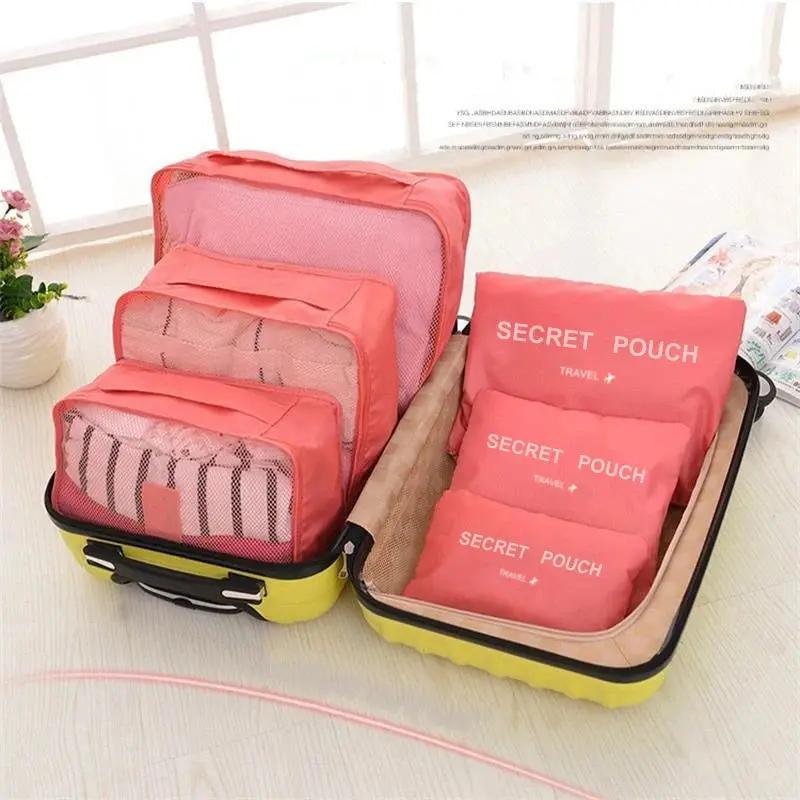 6pcs Travel Storage Organizer Bag Set - TARHUS