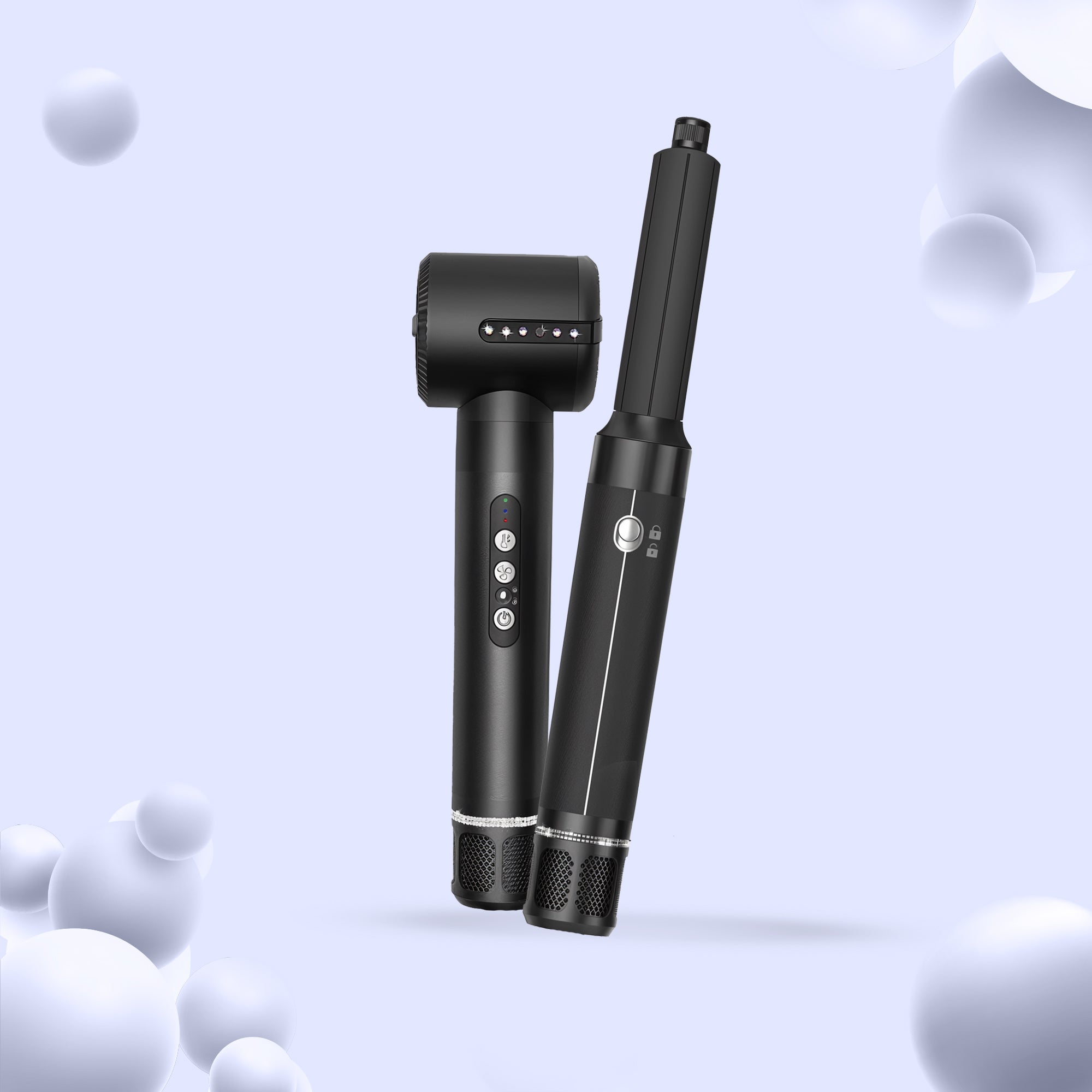 7-in-1 Airwrap Hairstyler – Multi-Function Hot Air Brush for Curling, Straightening & Volumizing - TARHUS