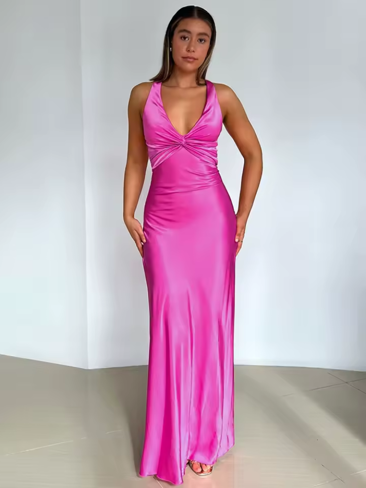 Oceane - Sleeveless Party Dress - TARHUS