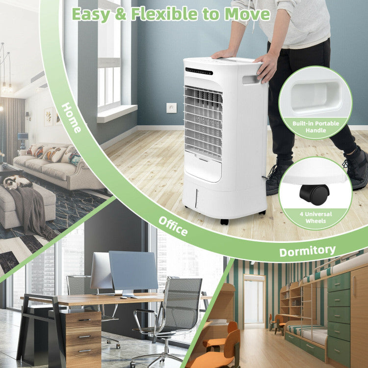 Aircis | 4-in-1 Evaporative Cooler – Portable Air Fan & Humidifier with 2.6-Gallon Tank
