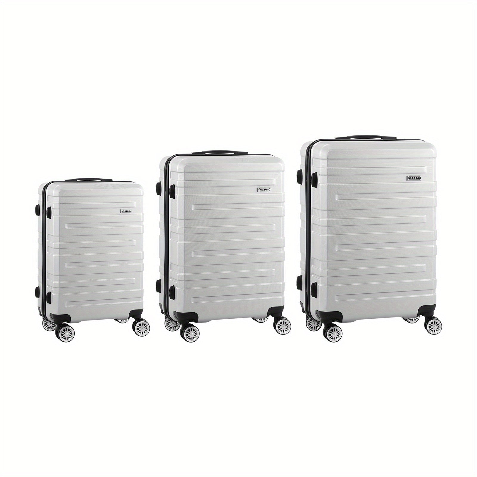 Mazam 3pcs Luggage Suitcase Trolley Set Travel PP Case TSA Lock Storage TARHUS